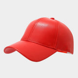 Pu Leather Baseball Cap For Men Vintage Style_Cwah04654