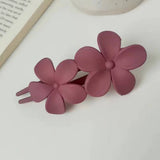 FLORAL HAIR CLIP OVERSIZED DUCKBILL HAIRPIN FOR UPDOS