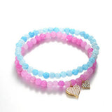 Vintage Boho Crystal Anklet Floral Beach Style_Cwmm6365