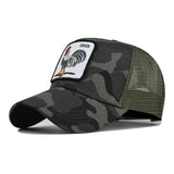 NEW ANIMAL EMBROIDERED BREATHABLE MESH TRUCKER HAT_CWAH1357