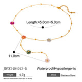 LIGHT LUXURY HORIZONTAL STRIPED ROUND EARRINGS_CWAJE1897