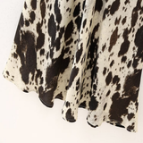 SATIN MIDI SKIRT TRENDY ANIMAL PRINT DESIGN_CWDSD8350