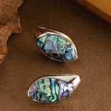 FASHIONABLE COLORFUL ABALONE EARRINGS WITH PEARLS_CWMM4303