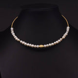 Vintage Niche Natural Freshwater Pearl Necklace