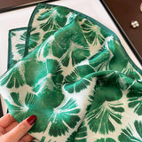 FRESH GREEN SILK SCARF FASHIONABLE NECK WRAP_CWASC0623