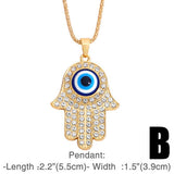 DEVILS EYE DIAMOND PENDANT NECKLACE_CWAJE0886