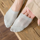 MESH SOLID NO SHOW SOCKS FOR BREATHABLE SUMMER_CWMS068