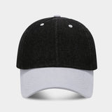 Trendy Soft Brim Baseball Cap Denim Patchwork Hat Cwah2025