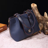 RETRO PEBBLE LITCHI GRAIN TEXTURE SHOULDER BAG_CWAB0926