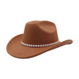 NEW WOOL FEDORA COWBOY HAT WESTERN ETHNIC STYLE_CWAH04455