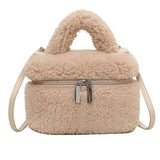 Winter One-Shoulder Crossbody Lamb Plush Bag_Cwab3924