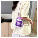 SWEET AND FASHIONABLE CONTRAST COLOR CROSSBODY BAG_CWAB2400