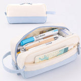 NEW LARGE CAPACITY DOUBLE LAYER PENCIL CASE_CWMM1979