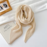 Cwasc2389_Wrinkled Solid Color Cotton And Linen Scarf