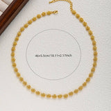 Vintage Flower Necklace Sun Pattern Necklace_Cwmm3622