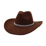 Western Cowboy Fedora Hat Ethnic Design_Cwah04443
