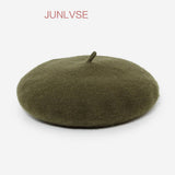 AUTUMN AND WINTER RETRO SOLID COLOR BERET_CWAH1926