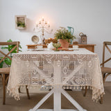 CROCHET HOLLOW TABLECLOTHS WITH TASSELS_CWMM0021