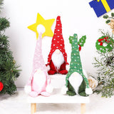 FACELESS DOLL CHRISTMAS KNITTED HAT DOLL ORNAMENT_CWMM2768