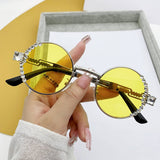 Women Round Frame Sunglasses_Cwasg0222