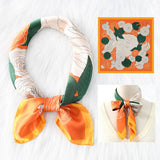 NEW FLORAL FLOWER SQUARE SCARF_CWASC1165