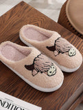 CHRISTMAS HOT SELLING ANIMAL PRINT COTTON SLIPPERS_CWSHS0870