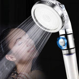 Three-Speed Water Filter Shower Head With Booster_Cwasc1703