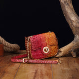 Women Multi-Color Crocodile Pattern Shoulder Bag_Cwab2596