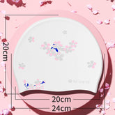 Xl Printed Silicone Swim Cap For Women Adults_Cwmm6706