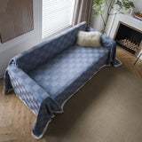 SOLID COLOR GEOMETRIC RETRO ELEGANT SOFA THROW_CWMM1655