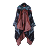 HOODED CAPE SCARF WEAR ETHNIC STYLE SHAWL_CWASC2269
