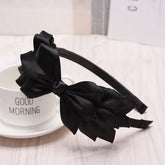 CUTE WOMENS SOLID COLOR BOW HEADBAND_CWAHA2560