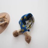 COLORFUL POLKA DOT KNITTED SCARF KIDS NECK SCARF_CWASC2099