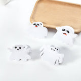 HALLOWEEN GHOST HAIR CLAW BACK BUN SPOOKY CLIP_CWAHA1456