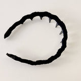 Velvet Headband With Teeth Soft Autumn Style_Cwaha08034