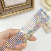 RETRO ACETATE HAIR COMB FOR STYLING MAKEUP_CWMM6429