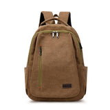 SIMPLE VERSATILE CANVAS BACKPACK LAPTOP BAG_CWAB2201