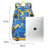 BOYS BACKPACKS FOR SCHOOL 2 PIECE PRINT SET_CWAB5469