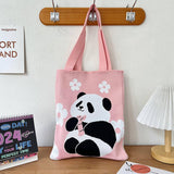 Panda Needle Bag Crossbody Woven Shoulder Bag_Cwab3070
