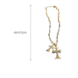 TEMPERAMENT CROSS NECKLACE_CWAJE2369