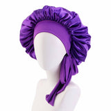 ELASTIC RIBBON SILK BOW NIGHTCAP_CWAH1475