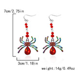 HALLOWEEN SPIDER CREATIVE EARRINGS_CWAJE2412