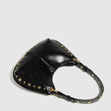 Trendy Studded Boston Shoulder Handbag_Cwab5713