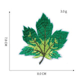 NEW MAPLE LEAF EMBROIDERY CHILDRENS CLOTH PATCH_CWMM4030