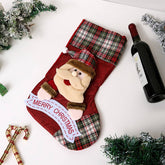 CHRISTMAS LARGE 3D CHRISTMAS SOCKS GIFT BAG_CWMS1431