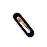 Seamless Bangs Clip Black And White Hairpin