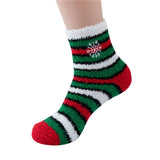 CHRISTMAS EMBROIDERY COZY SOCKS FOR WOMEN_CWMS0200