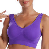 PLUS SIZE RUNNING SHOCKPROOF SPORTS WIRELESS BRA_CWMU0309