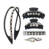 PEARL FLORAL CLIP SHARK CLIP SWEET HAIR CLIP_CWAHA4272