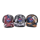 Vintage Letter Patch Graffiti Trucker Hat_Cwah1369